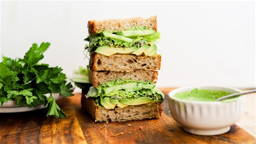 Green Goddess Avocado Sandwich Recipe - Tasting Table