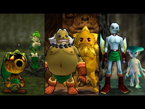 Ocarina of Time but you can use TRANSFORMATION MASKS from Majora's Mask