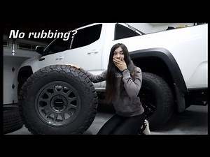 Fitting 285 Tires on a Tacoma TRD Pro