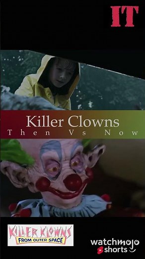 Killer Clowns: Then Vs Now #shorts
