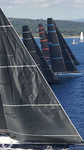 87 seconds of maxi yacht sailing Les Voiles de Saint-Tropez. North Sails CODE ZERO International Maxi Association shots and edit by Luca Auld | Black Jack Yachting