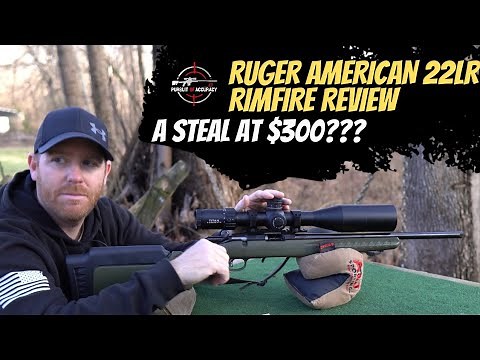 RUGER AMERICAN 22LR REVIEW ($300 BARGAIN??)