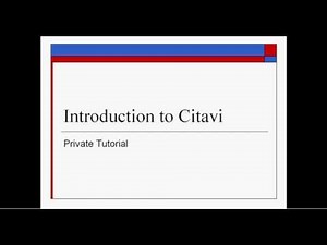 Citavi Tutorial 1 of 5 - Getting Citavi (download, register)