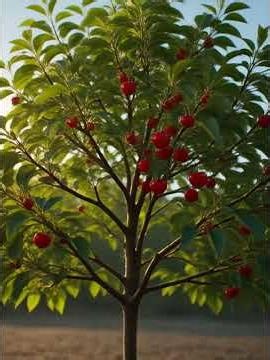 “From a Single Seed to a Cherry Tree 🌱🍒 | Satisfying Growth Time-Lapse” #shortvideo #shorts #short