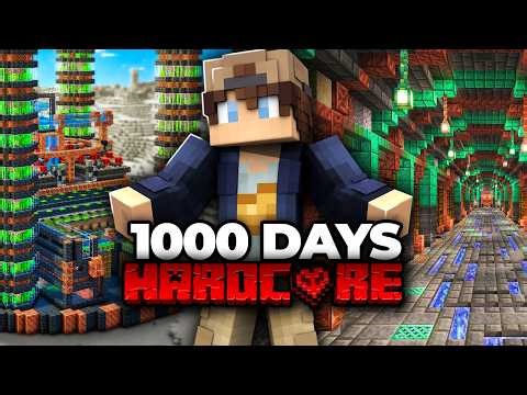 I Survived 1000 Days without a Totem in Minecraft Hardcore [Full Movie]