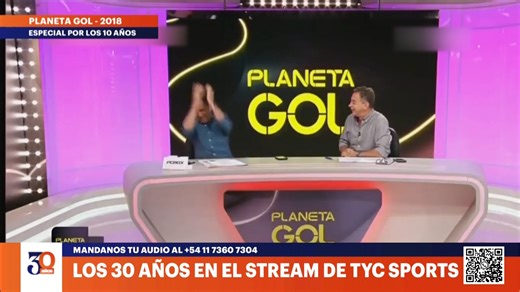 PLANETA GOL ⚽❤️ 🔗 ¡DISFRUTÁ EN VIVO DEL STREAM CON LO MEJOR DE LOS 30 AÑOS DE TYC SPORTS! Figuras del canal reaccionan a programas icónicos y grandes momentos. https://www.youtube.com/live/u4f0U-1FXvU | TyC Sports