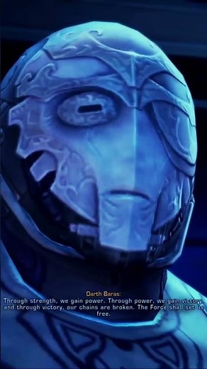 Darth Baras Recites the Sith Code #swtor #starwars #sith