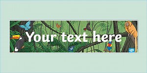 Google Classroom Header Rainforest