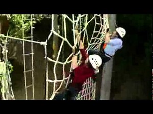 Billy Unger and Leo Howard Magic of Healthy Living - Ropes Course