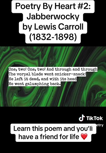 Exploring Jabberwocky by Lewis Carroll