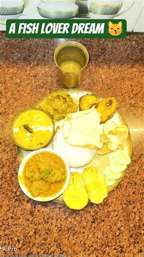 The ultimate weekend Feast 🥳✨🤤 ... #food #thali #bengali #lunch