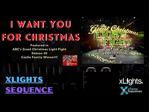 xLights Sequence I Want You For Christmas 2022 Trophy Edition by xTreme Sequences