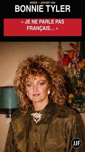 Bonnie Tyler: "I don't speak French..." | MIDEM 1986
