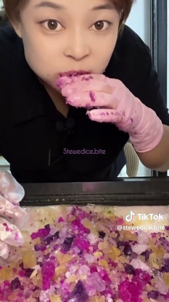 Ice Rocks in Freezer - ASMR Ice Jewelry Eating Video