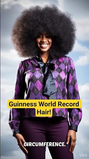 World’s Largest Afro 😳 Guinness World Record Hair!