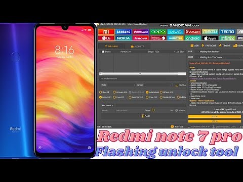 Redmi Note 7 pro flashing unlock tool auto restart problem solved og flash file