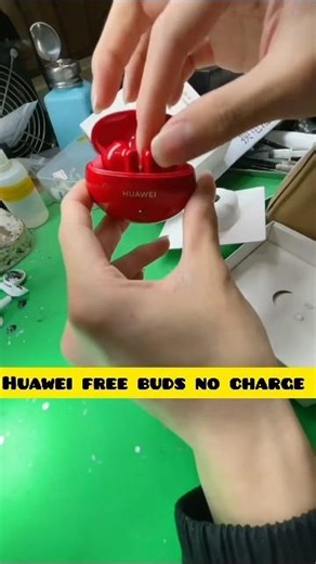 How to fix Huawei free buds no sound problem?👍✅ .#freebuds #gadgetrepair #fixfreebudsnosound