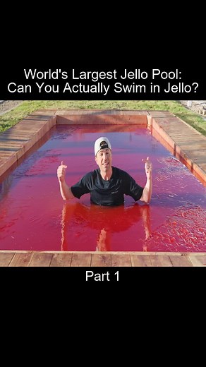 Part_1 Worlds Largest Jello Pool Can You Actually Swim in Jello