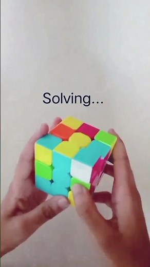 Solving the hardest scramble of 3x3 Rubiks cube #puzzle #cubing #speedcubes #viral #viralvideo
