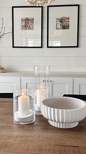 Ana Messina Egger | Super easy center piece idea for your dining room table using affordable target vases and Amazon sand 😘. Obsessed the romantic vibe candles... | Instagram