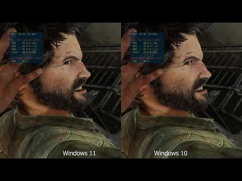 Windows 11 vs Windows 10 I RPCS3 I The Last of Us I 2K