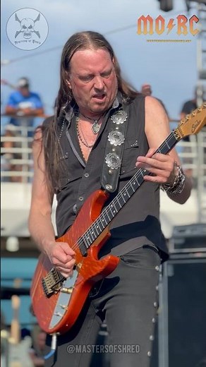🔥Reb brings the HEAT! 🤯🙌🎸 #monstersofrockcruise #rebbeach #mrshred #guitarsolo #mastersofshred
