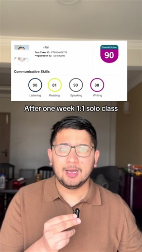 Resultados tras una semana de clases individuales 1:1