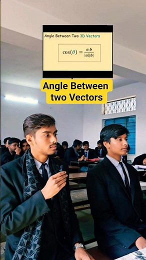 Angle Between two Vectors | CBSE Practical VIVA | Class 12 Maths #ytshorts #shorts