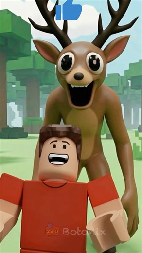 Roblox Friend from 99 Nights Gives Baby Deer Appetizer ASMR