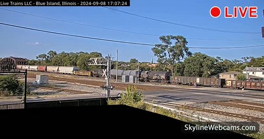 【LIVE】 Live Cam Blue Island Station - Illinois | SkylineWebcams