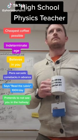 Physics Teacher: 2019 model #teacherlife #foryou #fyp