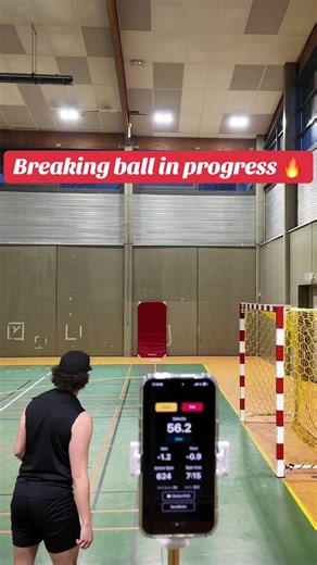 Breaking ball in progress 🔥 #baseball #breaking #effect #pitching #movement #mlb #sports #curveball