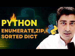 Enumerate, Zip, Reversed, Sorted Dict in Python | Euron