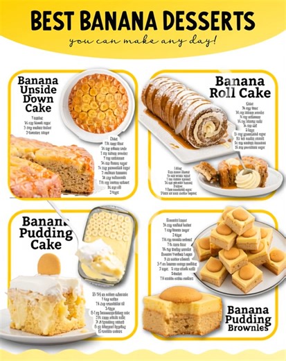 3K views · 35 reactions | Whip up these easy banana desserts anytime...