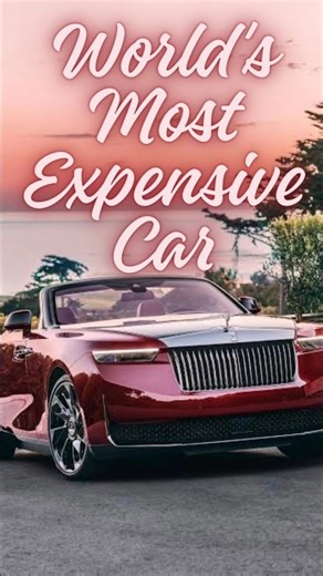World's Most Expensive Car 💸#cyborg