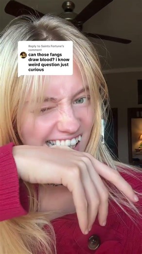 Do My Vampire Fangs Actually Draw Blood? | Snaggletooth Test
