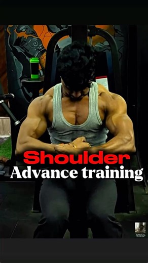 Shoulder advance training😍#gym #bodybuilding #shoulder #explore