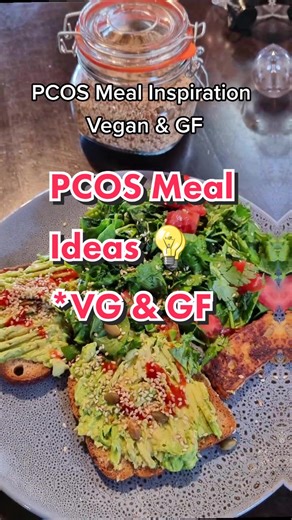 PCOS friendly meals that are delicious! anddd vegan, gluten free recipes. #pcosmeals #pcosdiet #vegan #dairyfree #glutenfree #antiinflammatorydiet #hormoneimbalance #pcos #fyp #pcoslifestyle #pcosweightloss