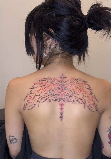 Stunning Back Tattoo Reveal for Women