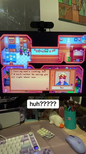 guys idk what mod I added but I just wanted extra heart events with Sam #stardewvalley #stardewtok #fypシ゚viral #fyp #what