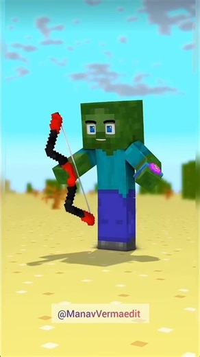 Transform watch Archery with Herobrine's soul Entering zombie ⌚⚡ #minecraft #viral