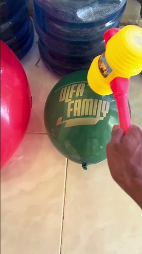 RED BALLOON EXPLODES LOUDLY‼️ The sound is so shocking 😱 #Shorts