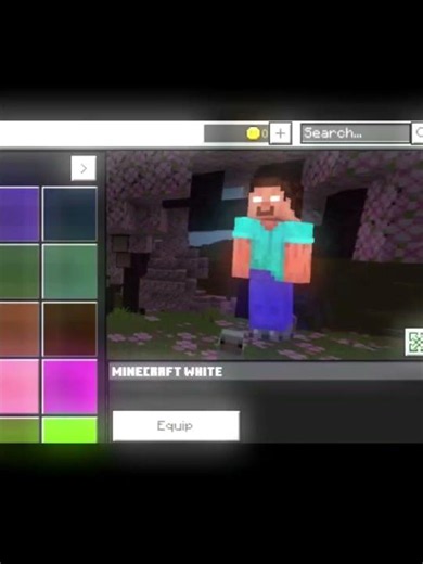 # how to make Herobrine skin in minecraft bedrock edition #