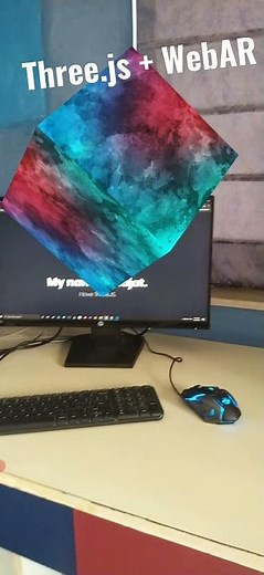 Three.js + WebAR | #Shorts