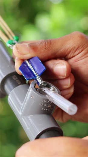 Ugly Slingshot Creation with PVC pipe #slingshot #diy #craft