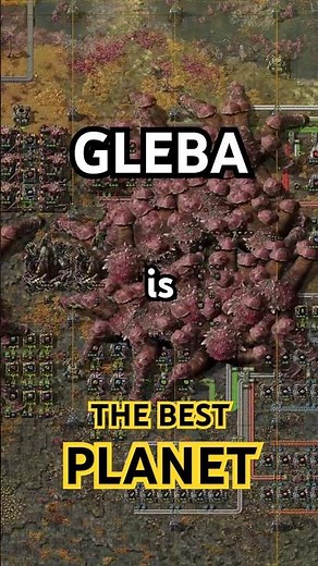 Gleba is the Best Planet in Factorio #factorio #factoriotutorial #gaming #factoriotips