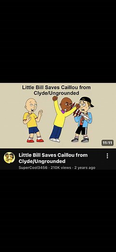 Little Bill Saves Caillou From Clyde/Ungrounded#fyp#littlebill#caillou#clyde#goanimate