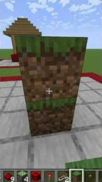 Simple and compact 1x1 flush door Redstone hacks Ep:2 #minecraft #minecraftbuilding #redstone #easy