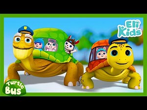 Turtle Bus MEGA Collection | Animal Vehicle Compilations | Eli Kids Nursery Rhymes