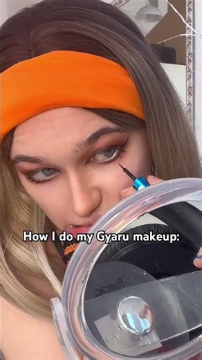Gyaru makeup tutorial: